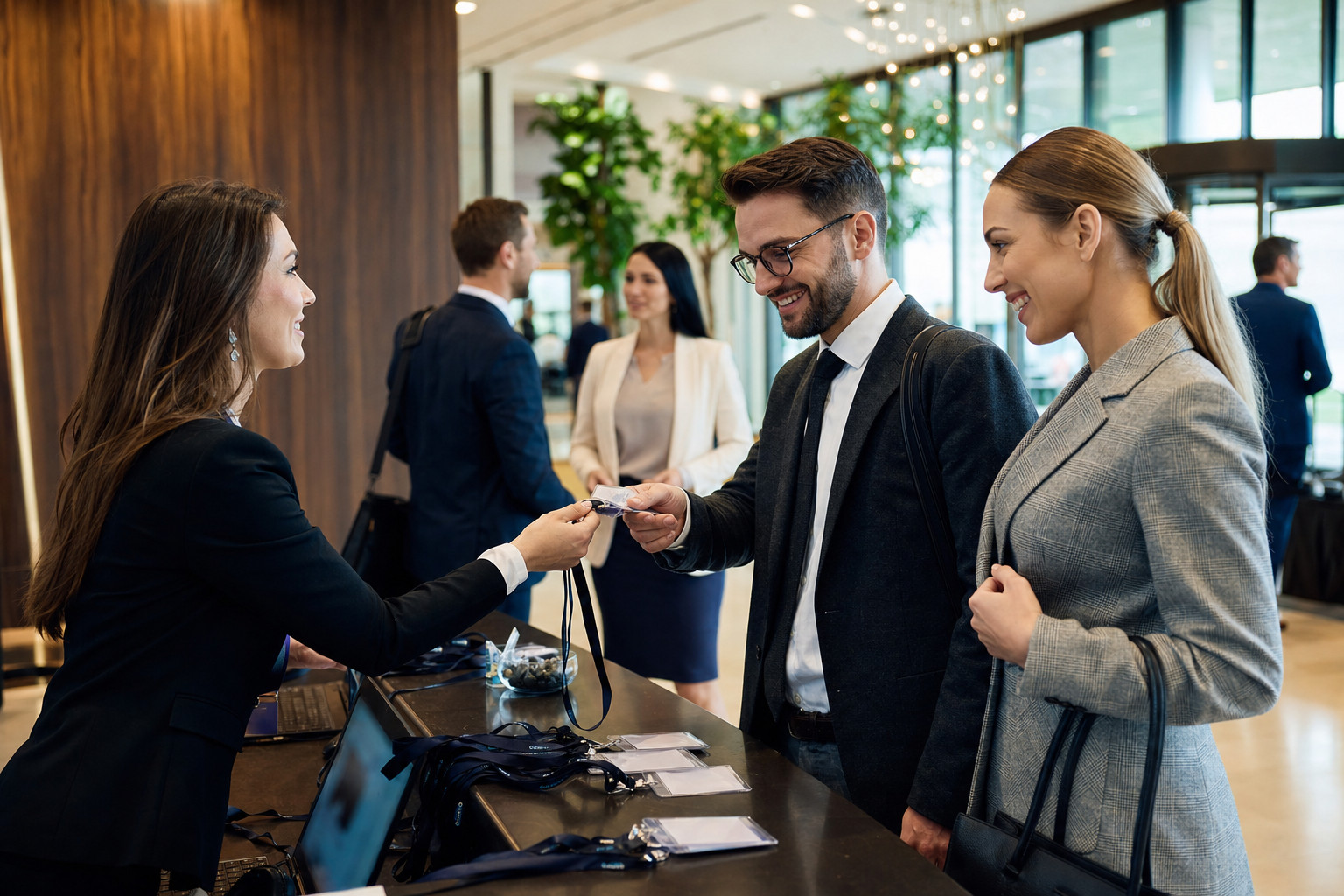 Recepcja wydarzenia w nowoczesnym hotelu konferencyjnym — Na co zwrócić uwagę przy wyborze sali konferencyjnej w hotelu