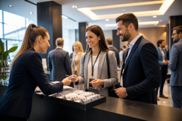 Recepcja wydarzenia w nowoczesnym hotelu konferencyjnym — Jak zaplanować rejestrację uczestników na sympozjum, aby uniknąć chaosu w dniu wydarzenia